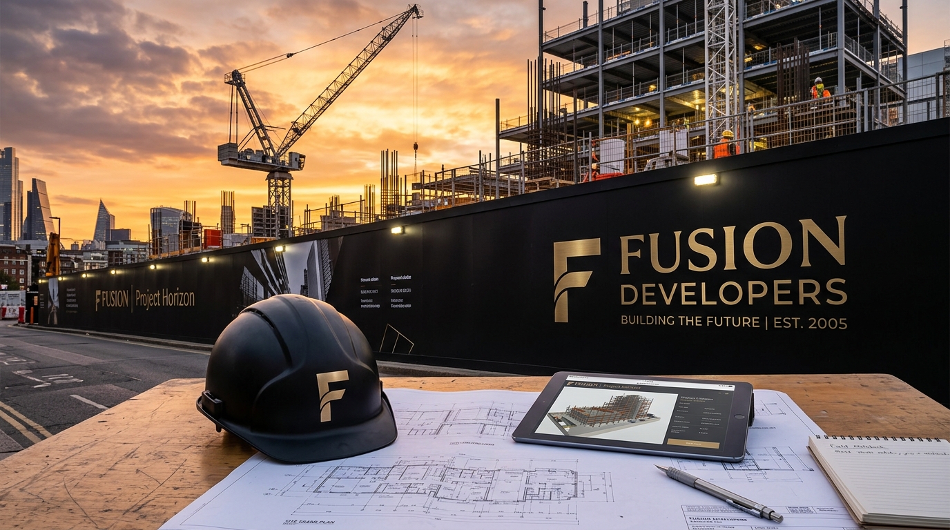 Fusion Developers Jobsite Signage and PPE